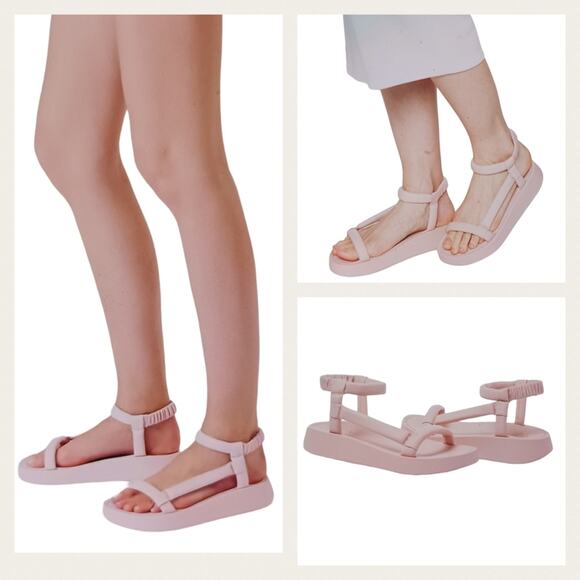 ASH Victoria Quilted Platform Sandals EUC $225 Size 41  US 10.5/11 S2814 - Picture 1 of 12